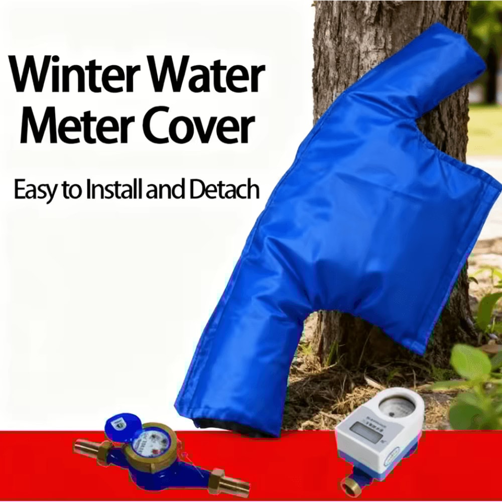 HeavyDuty Winter Water Meter Cover Insulated Pipe Protector DoubleSided Cold Resistant 3