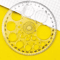 360Degree Rotating Round Ruler With Circles And Degrees For Drafting Patchwork Office And School 0