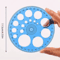 360Degree Rotating Round Ruler With Circles And Degrees For Drafting Patchwork Office And School 2