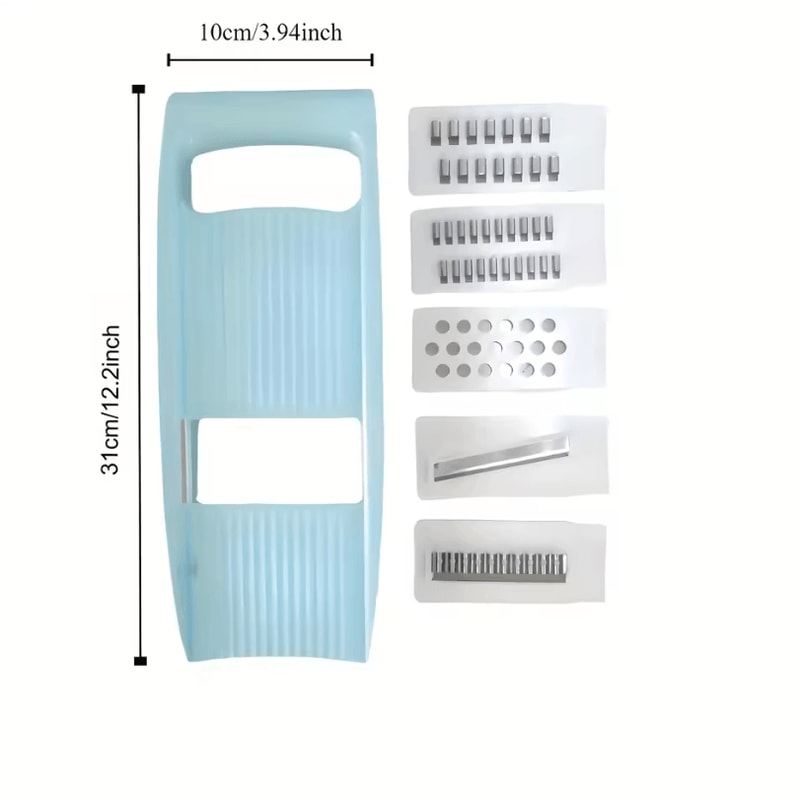 5in1 Manual Vegetable Fruit Slicer Set Multifunctional Food Grater Kitchen Utensils 3