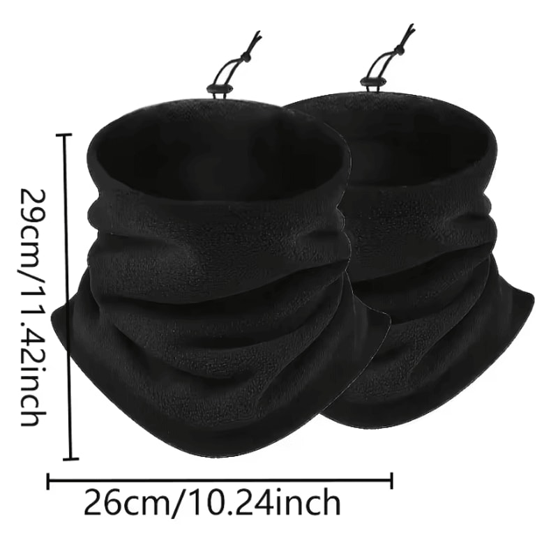Mens HeavyDuty Thermal Balaclava Mask Windproof Fleece Lining Neck Gaiter For Skiing Cycling Motor 1