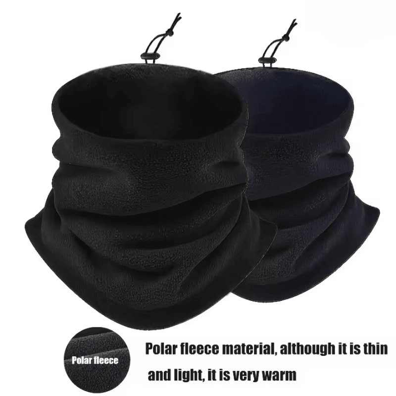 Mens HeavyDuty Thermal Balaclava Mask Windproof Fleece Lining Neck Gaiter For Skiing Cycling Motor 3