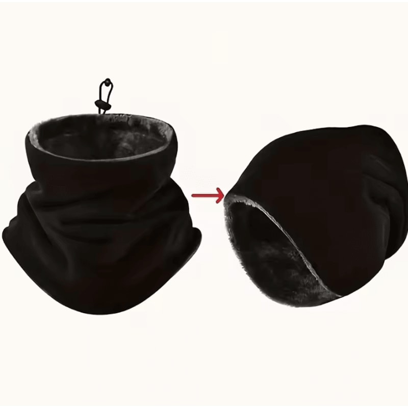 Mens HeavyDuty Thermal Balaclava Mask Windproof Fleece Lining Neck Gaiter For Skiing Cycling Motor 2