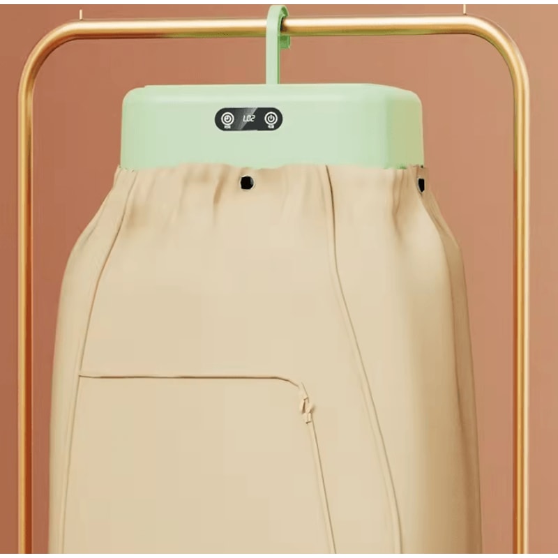 Mini Portable Electric Clothes Dryer Compact Foldable Laundry Dryer With Bag And Timer 5