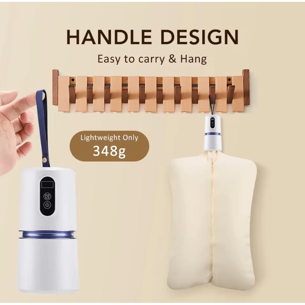 Portable Smart Clothes Dryer 110220V Tumble Laundry Dryer With Timer For Travel And Outdoor Use 3