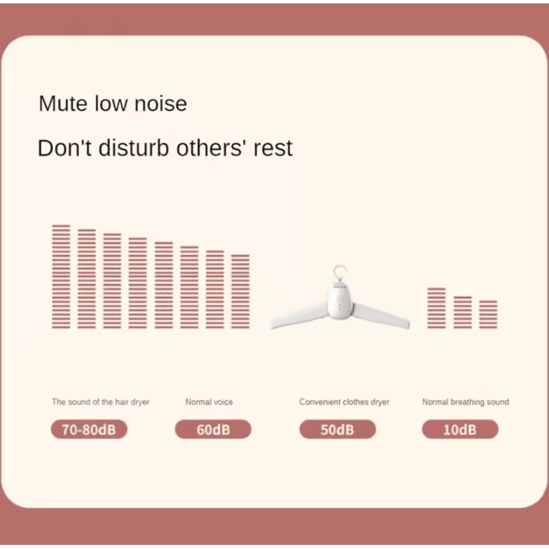 Foldable Portable Electric Clothes Dryer Rack With Hangers Laundry Dryer Machine US Plug 1