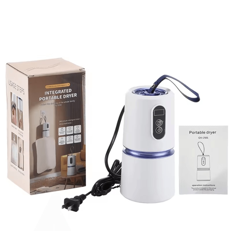 Portable 360 Hot Air Foldable Electric Clothes Dryer For Home Travel Dorm Camping 6