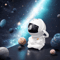 GalaxyGlow Astronaut LED Star Projector Night Light 4