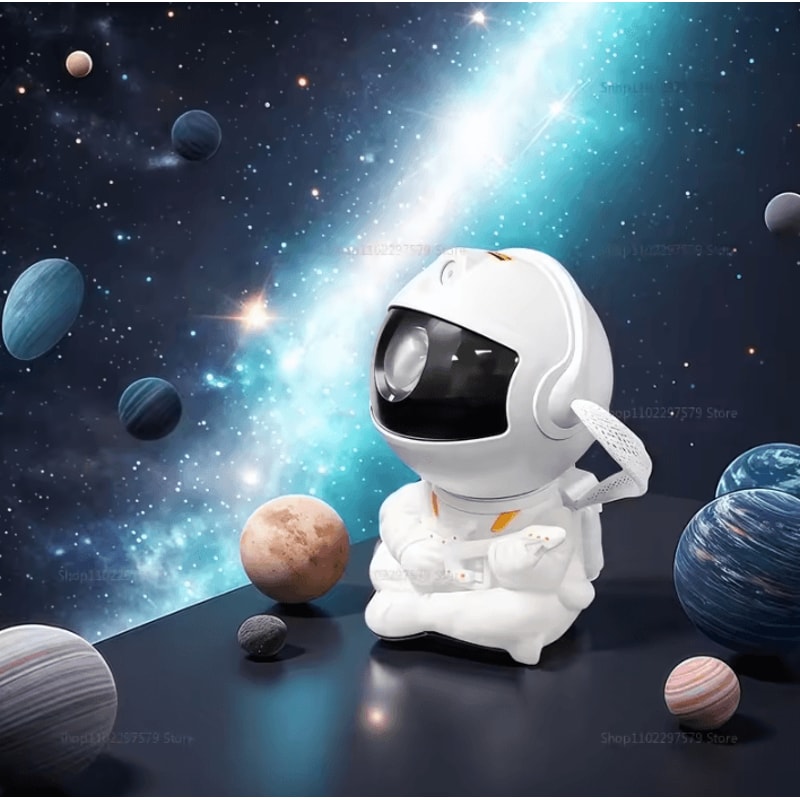 GalaxyGlow Astronaut LED Star Projector Night Light 4