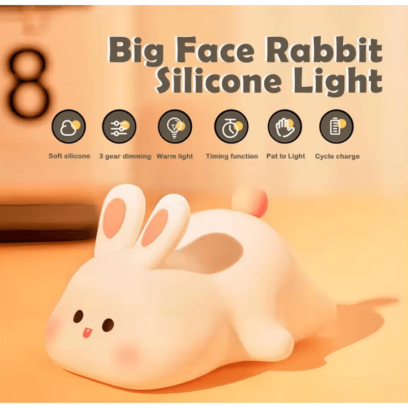 SoftGlow Animal Silicone Touch Night Lamp 2