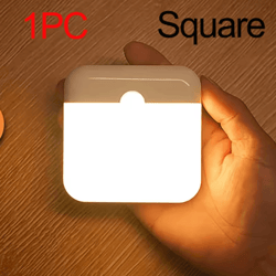 rechargeable motion sensor light – wireless usb led wall lamp