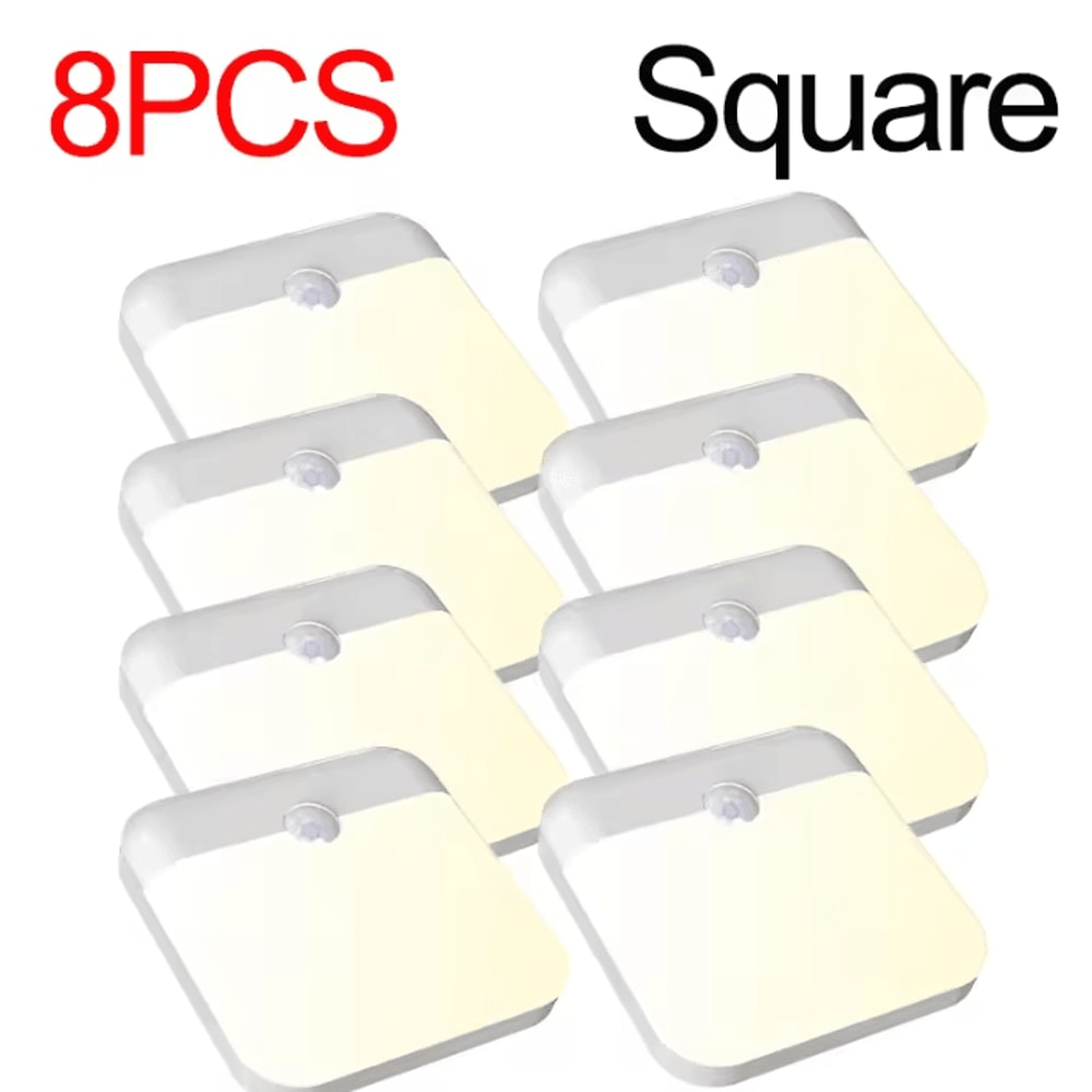 Rechargeable Motion Sensor Light Wireless USB LED Wall Lamp 4