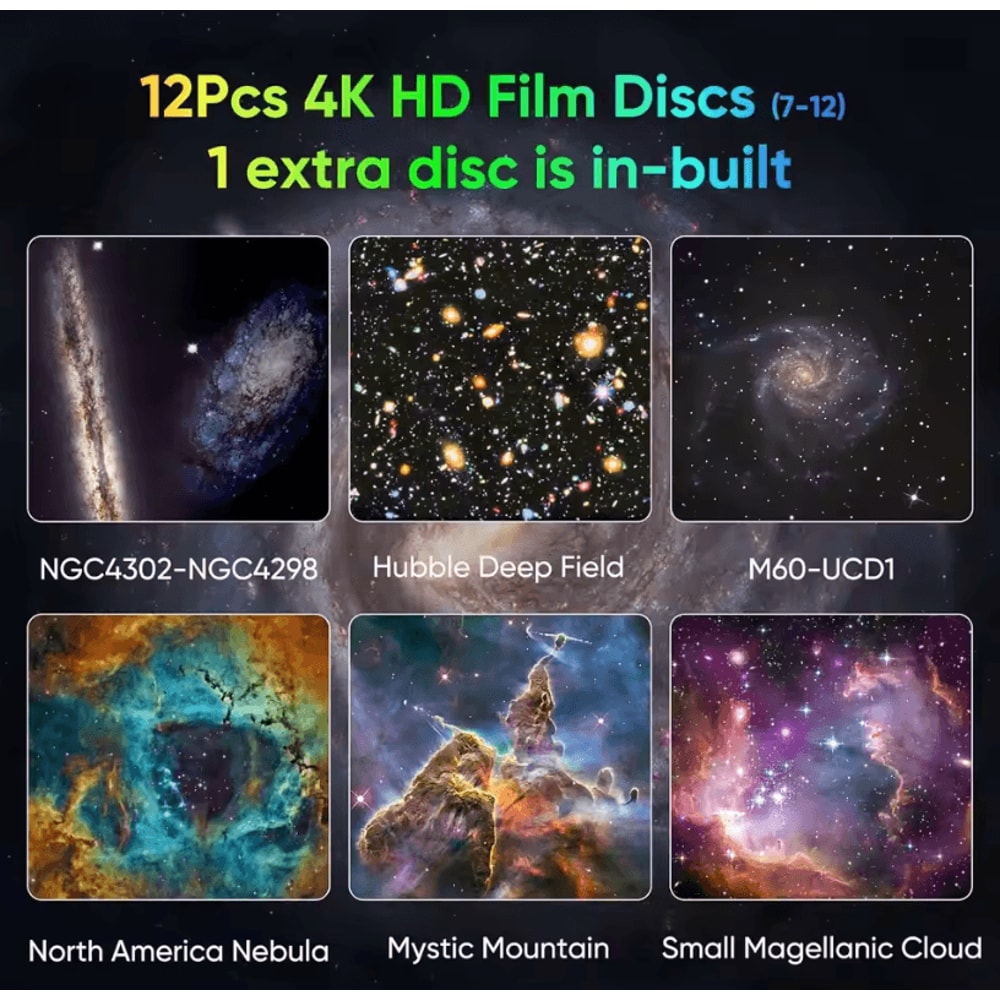 Cosmic Starry Sky Projector 12in1 4K HD Galaxy Night Light 2