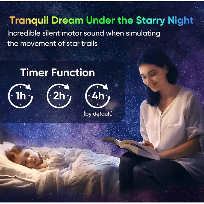 Cosmic Starry Sky Projector 12in1 4K HD Galaxy Night Light 4