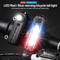 USB Rechargeable Police Light Red Blue Flashing Safety Strobe Lamp 0