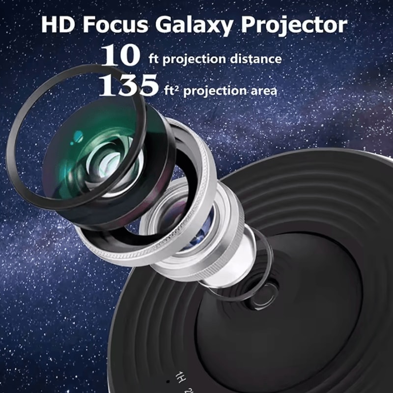 Galaxy Starry Sky Projector 360 Rotating Planetarium Night Light 4
