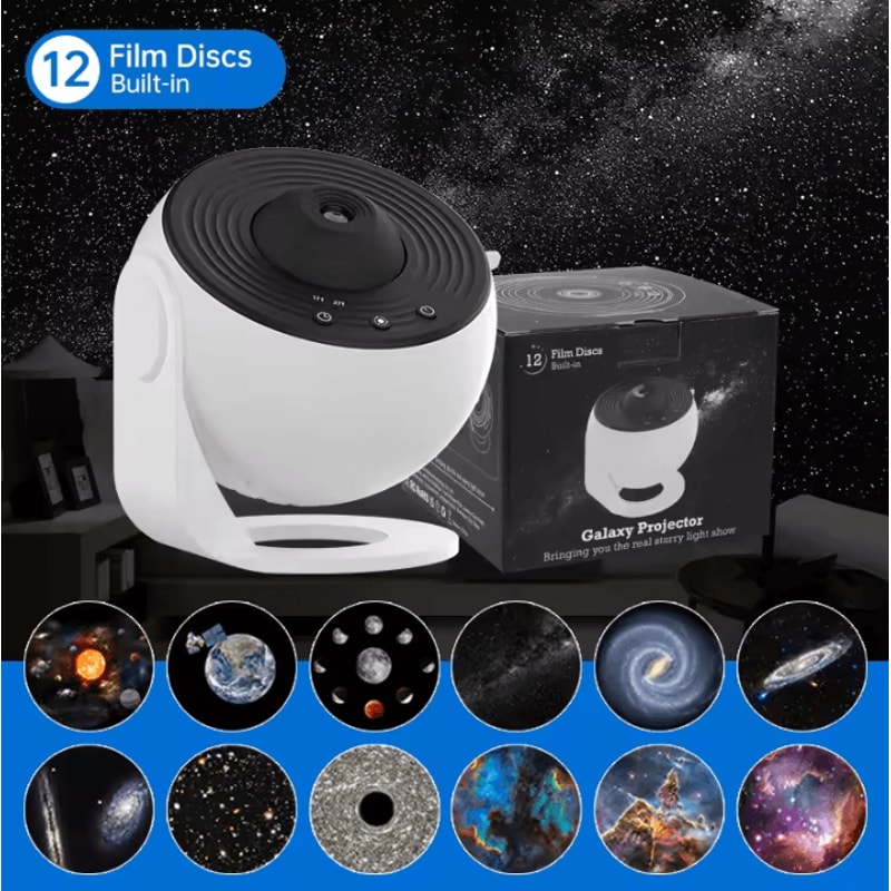 Galaxy Starry Sky Projector 360 Rotating Planetarium Night Light 7