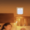 EU Plug Motion Sensor Night Light Automatic LED Night Lamp For Bedroom 6