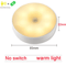 USB Motion Sensor Night Light Rechargeable Wireless PIR LED Lamp 6