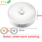 USB Motion Sensor Night Light Rechargeable Wireless PIR LED Lamp 10