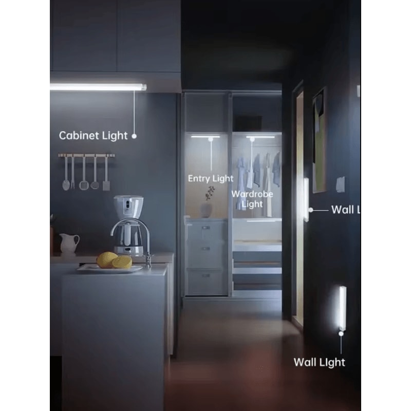 Rechargeable Motion Sensor Light Wireless LED Night Lamp For Cabinets Stairs 2