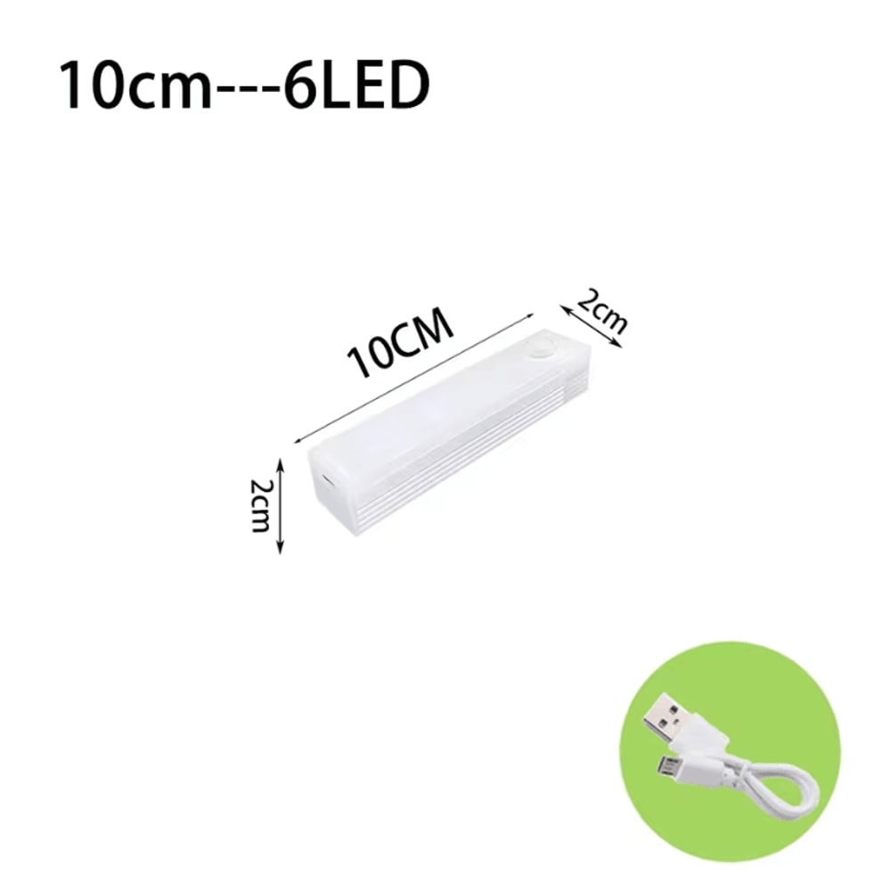 Rechargeable Motion Sensor Light Wireless LED Night Lamp For Cabinets Stairs 5