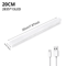 Wireless Motion Sensor LED Light Rechargeable Night Light Bar For Cabinets Stairs 5
