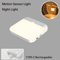 Wireless Motion Sensor LED Light USBC Rechargeable Night Lamp For Cabinets Stairs 0