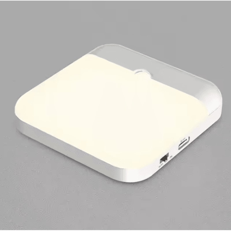 Wireless Motion Sensor LED Light USBC Rechargeable Night Lamp For Cabinets Stairs 9