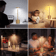 Rechargeable Ambient Table Lamp Touch Control ThreeColor LED Night Light 4
