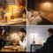 Rechargeable Ambient Table Lamp Touch Control ThreeColor LED Night Light 5