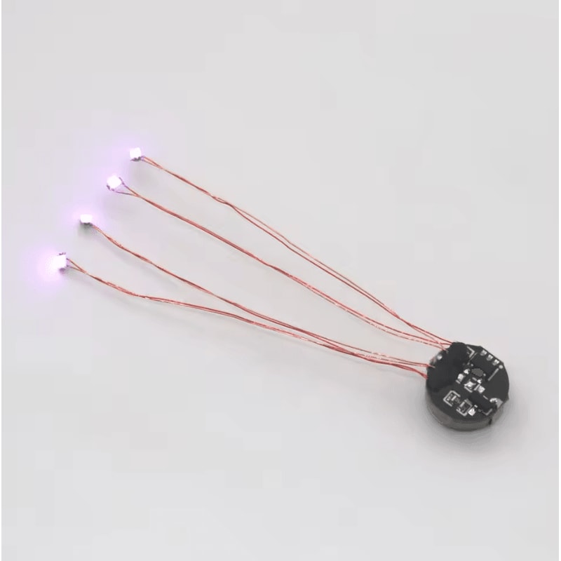 Magnetic Control LED Lamp Wired Magnetron Light For DIY Models Dioramas 6