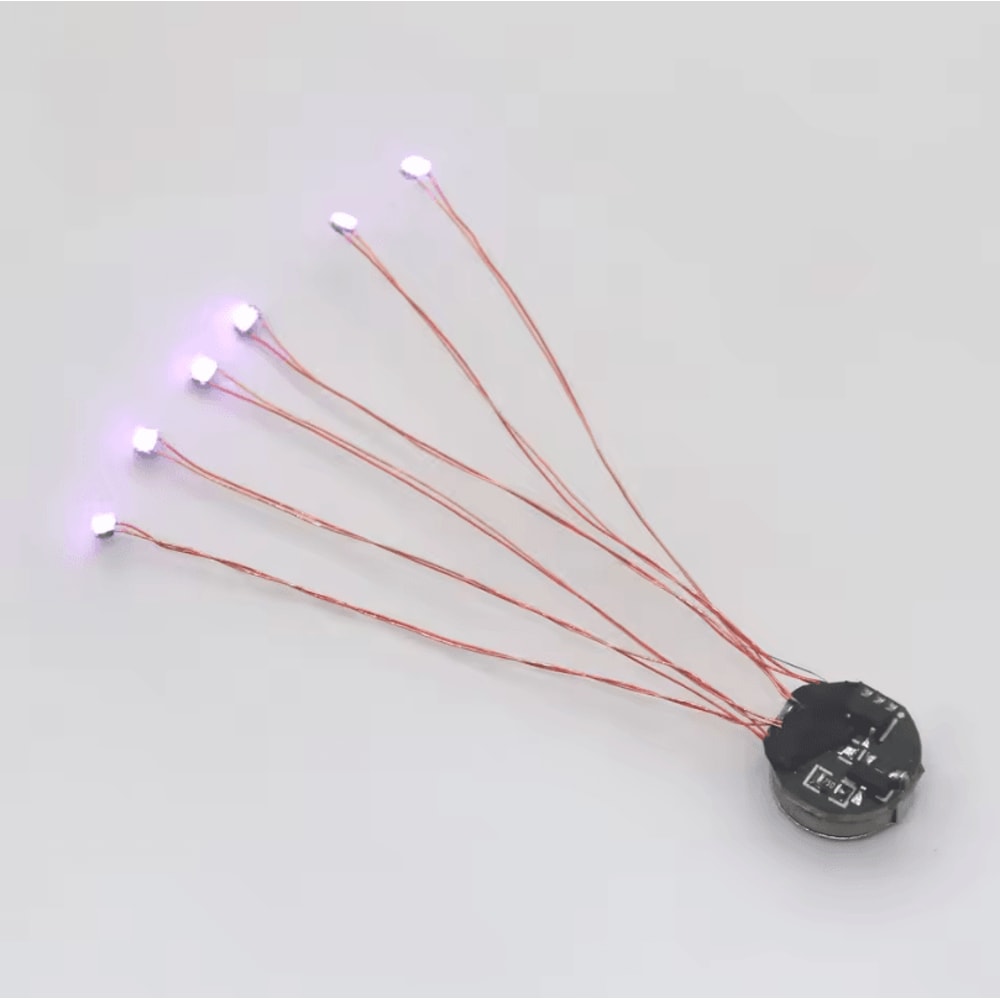 Magnetic Control LED Lamp Wired Magnetron Light For DIY Models Dioramas 8