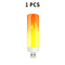USB LED Flame Light Dynamic Flickering Fire Effect Atmosphere Bulb 6