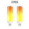 USB LED Flame Light Dynamic Flickering Fire Effect Atmosphere Bulb 7