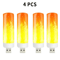 USB LED Flame Light Dynamic Flickering Fire Effect Atmosphere Bulb 8
