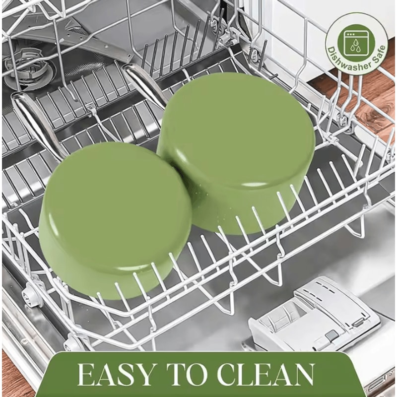 Ceramic Nonstick Saucepan With Lid MultiPurpose Cooking Pot 3