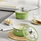 Ceramic Nonstick Saucepan With Lid MultiPurpose Cooking Pot 4
