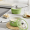 Ceramic Nonstick Saucepan With Lid MultiPurpose Cooking Pot 4