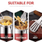 Stainless Steel Deep Fryer Pot Japanese Tempura Frying Pan With Strainer Basket 4
