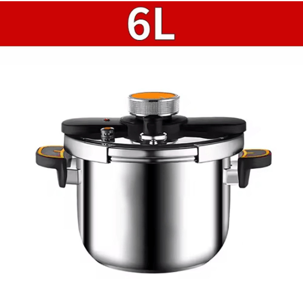 Stainless Steel Pressure Cooker 4L6L8L ExplosionProof Fast Cooking Pot 7
