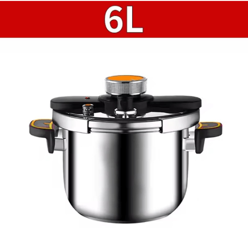 Stainless Steel Pressure Cooker 4L6L8L ExplosionProof Fast Cooking Pot 7