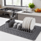 Extra Large Silicone Drying Mat Foldable NonSlip Kitchen Counter Pad 4