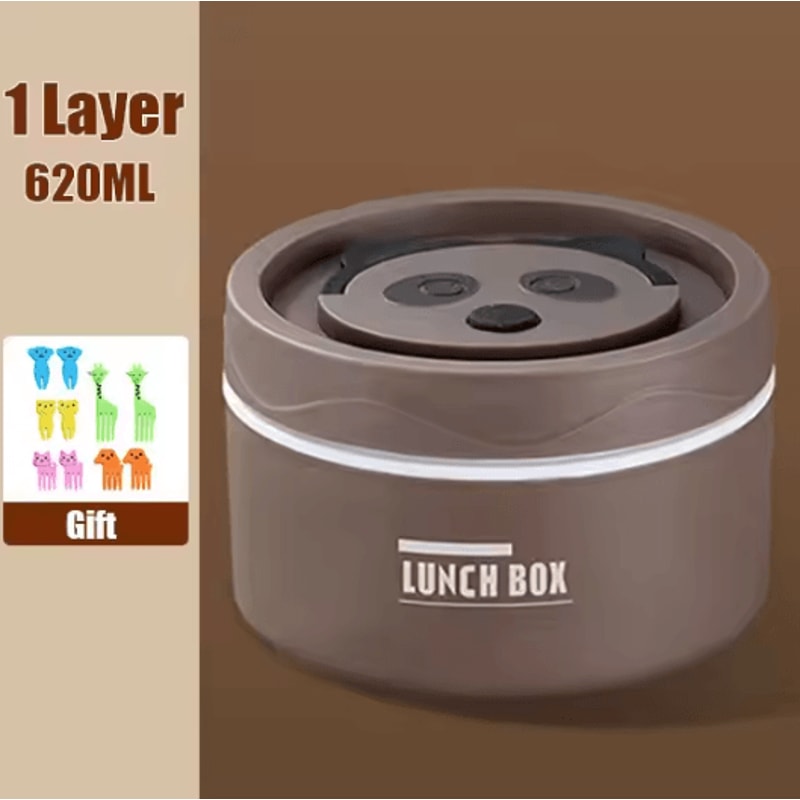 Insulated Food Container Portable Stainless Steel Thermos Lunch Box 420 Ml 620 Ml 9