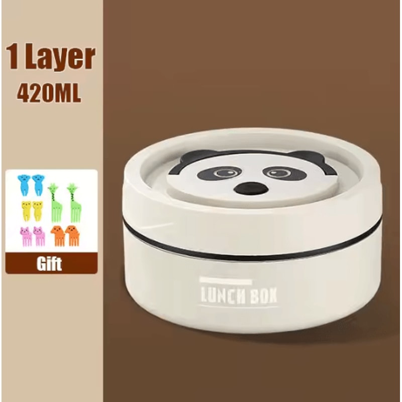 Insulated Food Container Portable Stainless Steel Thermos Lunch Box 420 Ml 620 Ml 6