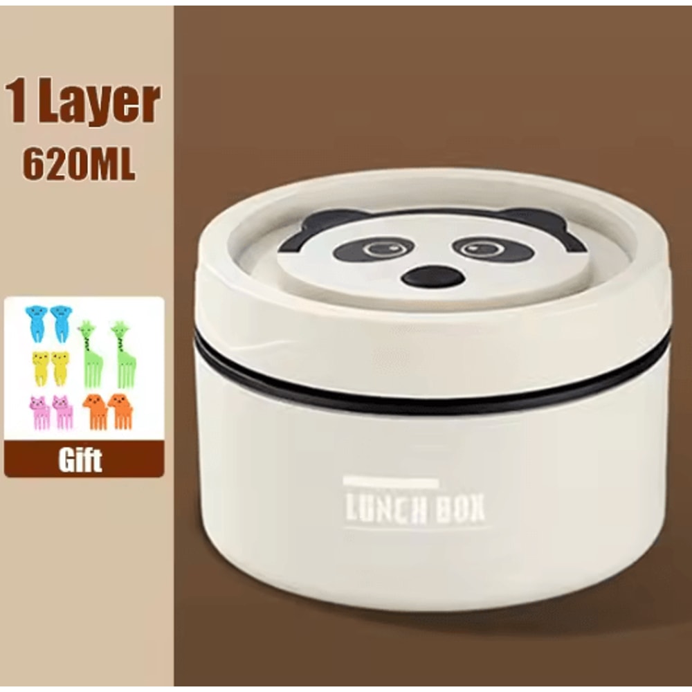 Insulated Food Container Portable Stainless Steel Thermos Lunch Box 420 Ml 620 Ml 8