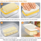 Butter Cutter Slicer Box Butter Dish With Lid Knife For Easy Cutting Storage 3