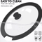 Universal Silicone Pot Lid FoodGrade Tempered Glass Pan Cover 2