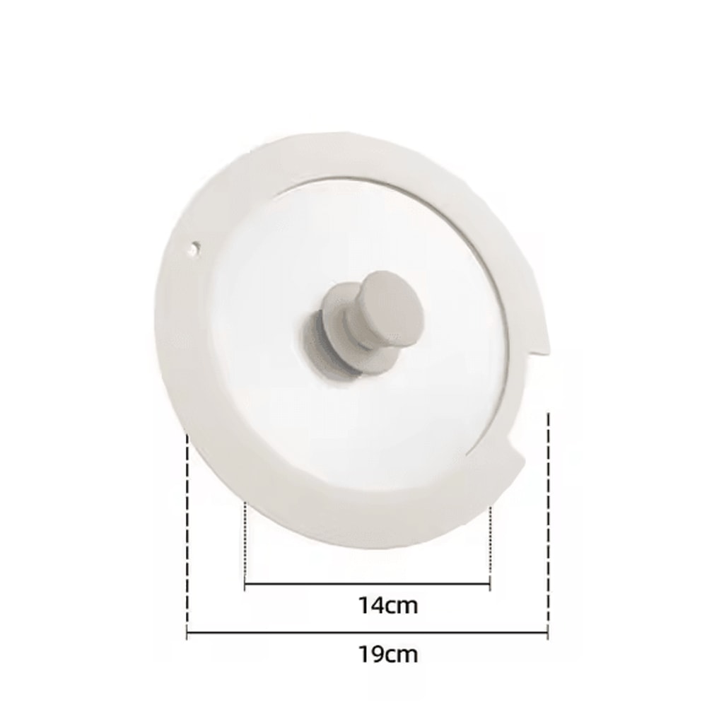 Universal Silicone Pot Lid FoodGrade Tempered Glass Pan Cover 5