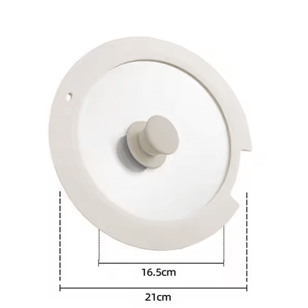 Universal Silicone Pot Lid FoodGrade Tempered Glass Pan Cover 7